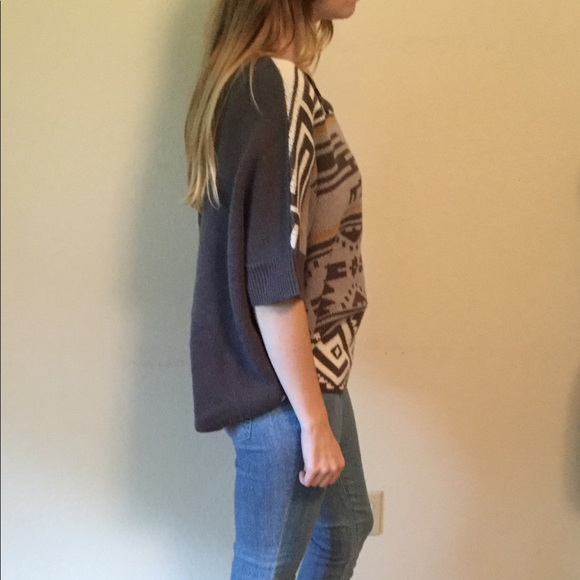 🍁♥️ LOVE BY DESIGN TRIBAL SWEATER SZ M NORDSTROM - Picture 2 of 4